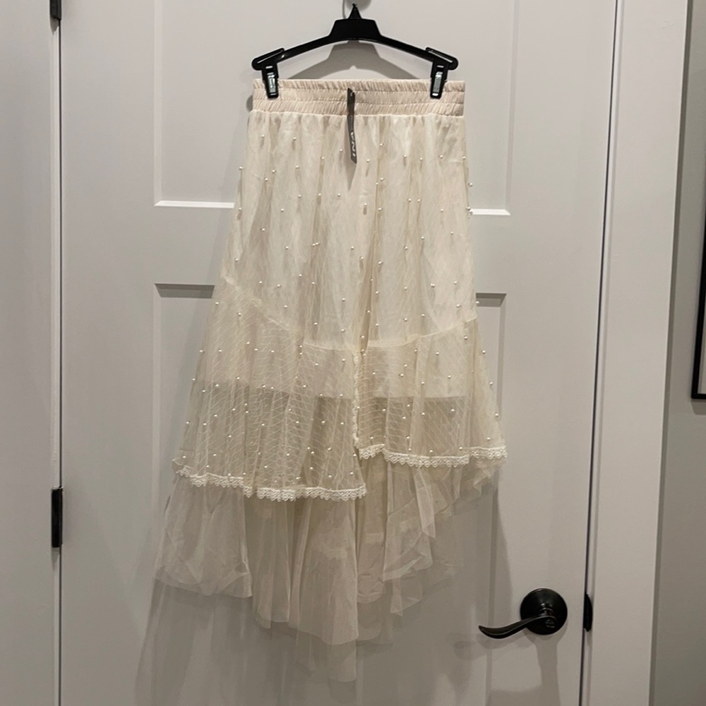 Ivory Tulle Skirt